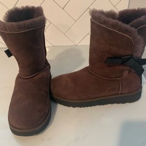 Dark brown Ugg boots